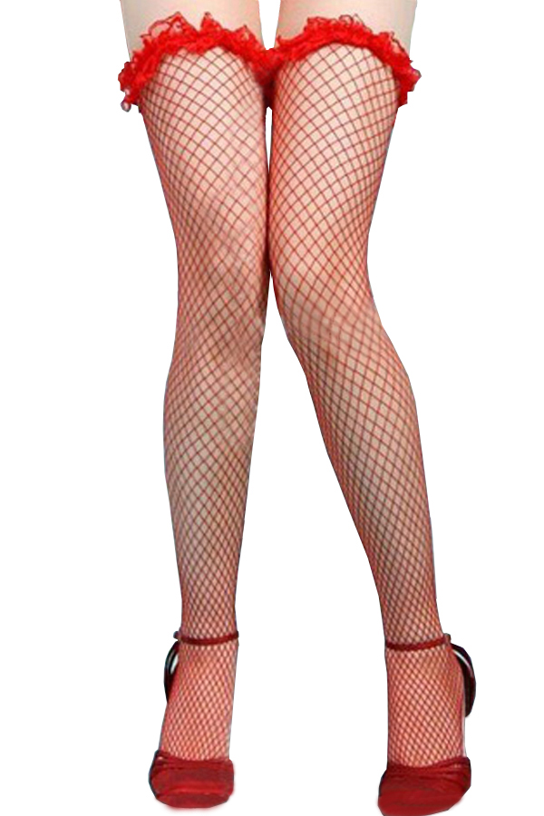 Accessory Flexible Fishnet Stockings - Click Image to Close